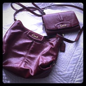 Coach Crossbody with matching wallet